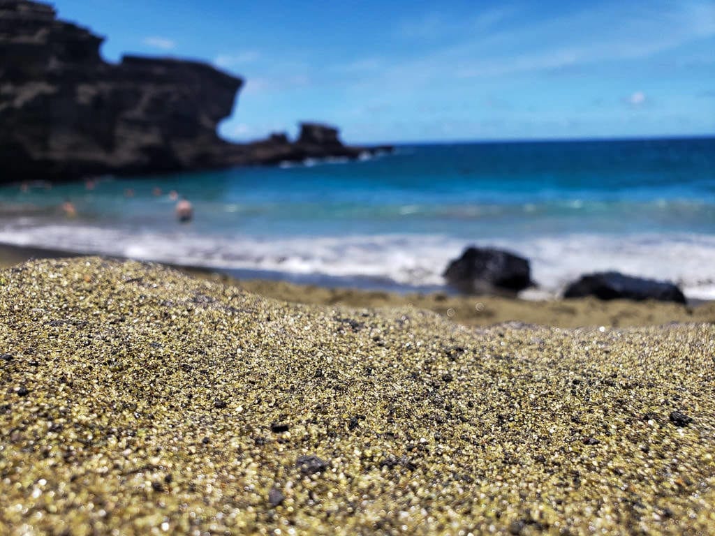 Papakolea Green Sand Beach Big Island Hawaii