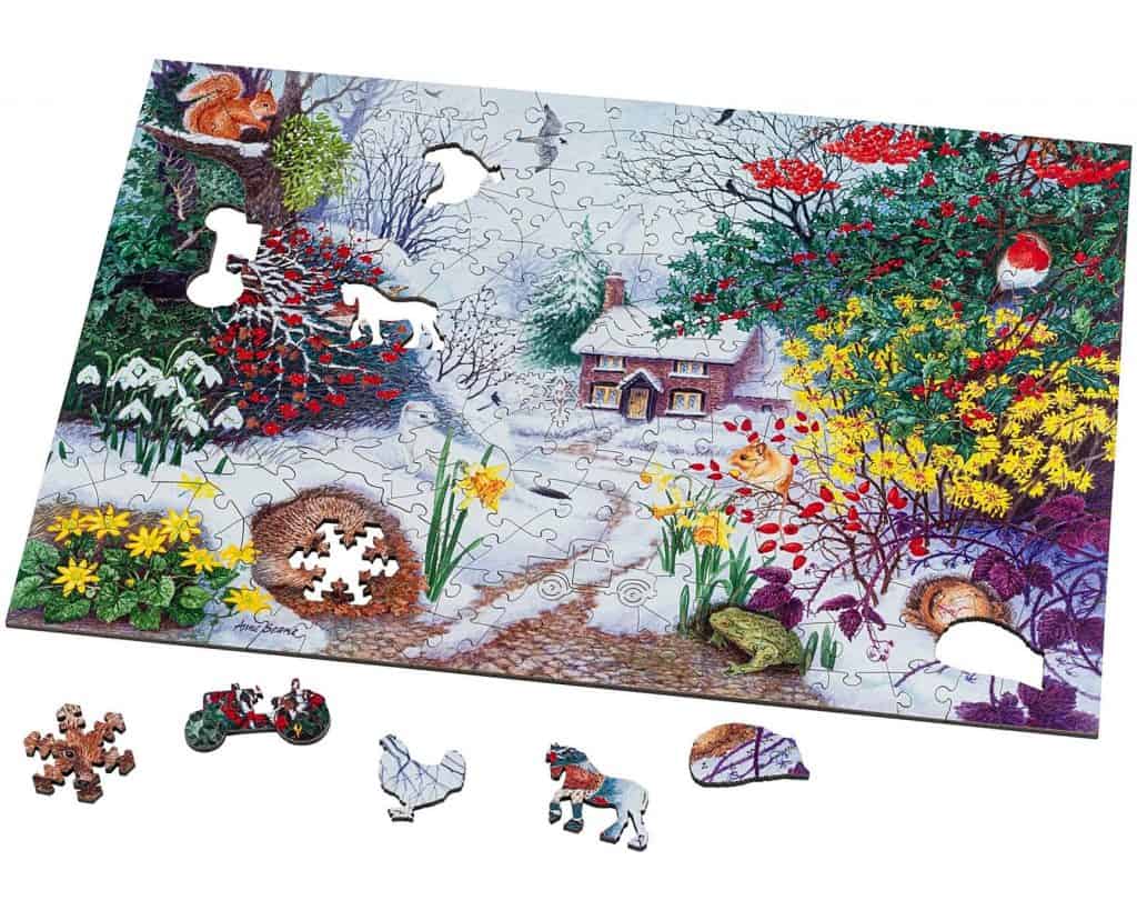 Winter Hedgerow Jigsaw Puzzle in 250 pieces