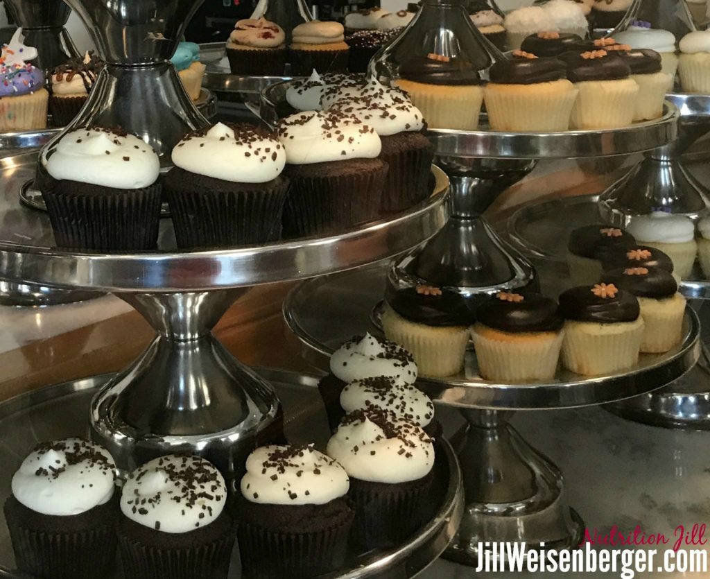 cupcakes on display emotional eating