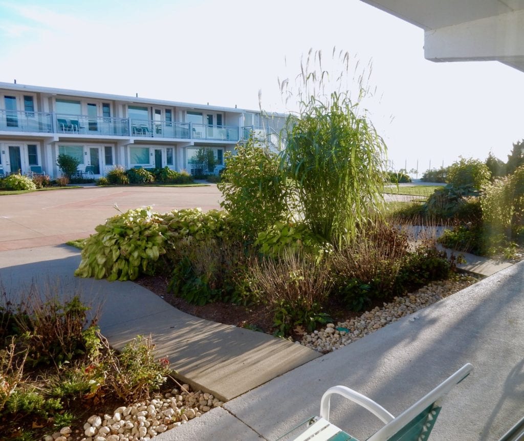 Courtyard View Sea Crest Beach Hotel Falmouth MA Courtyard view from Yankee Girl Building, Sea Crest Beach Hotel Falmouth MA