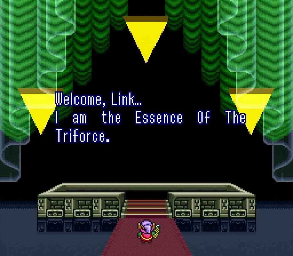 A Link To The Past Ending SNES