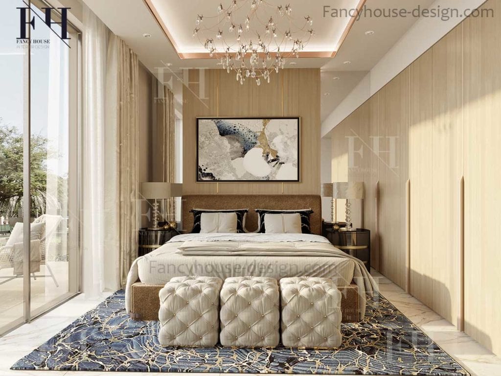 Dubai bedroom design in UAE home.
