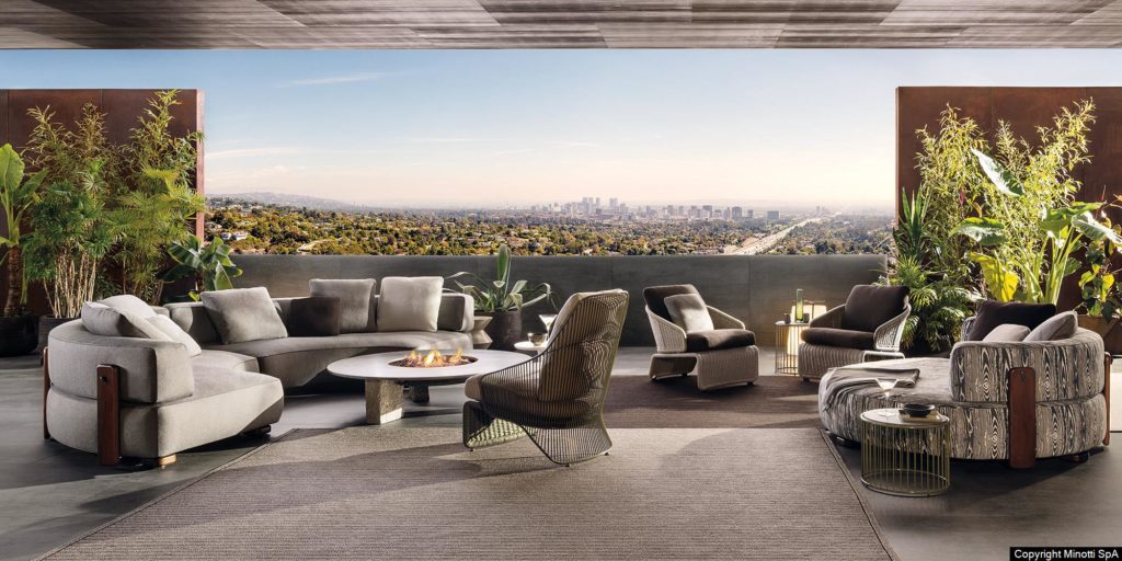 Minotti meble tarasowe