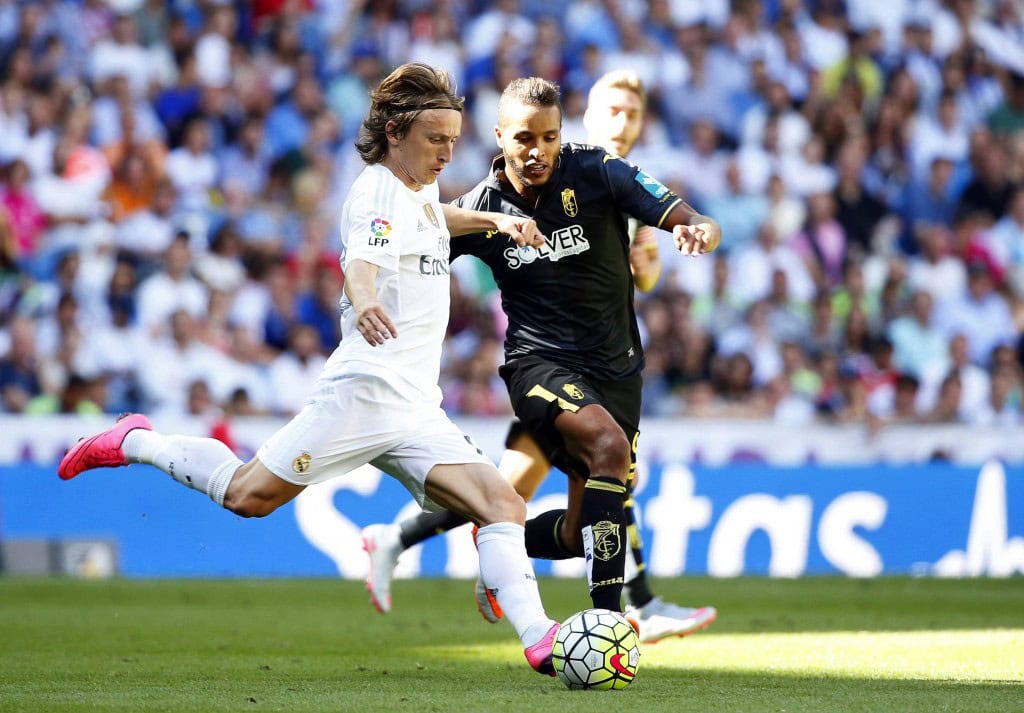 Toni Kroos and Luka Modric continue to dominate the proceedings in the midfield with the Croatian international particularly taking charge of the game.