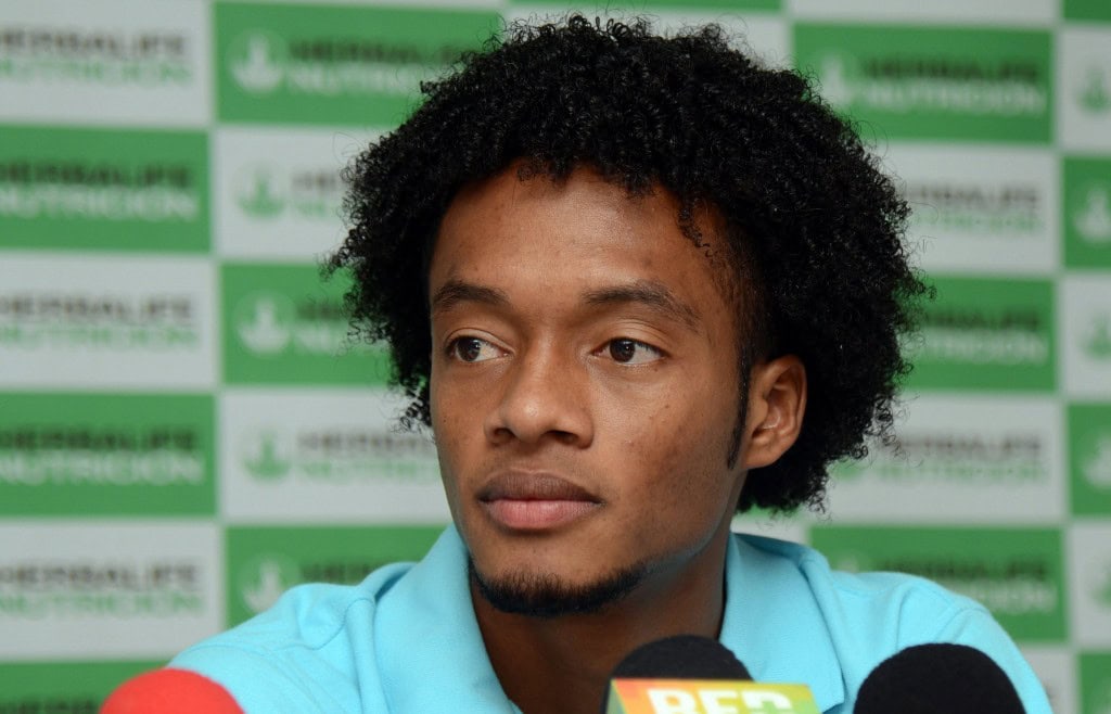Cuadrado may force Conte's hand through his performances, who could give the Colombian some more game-time. (Picture Courtesy - AFP/Getty Images)
