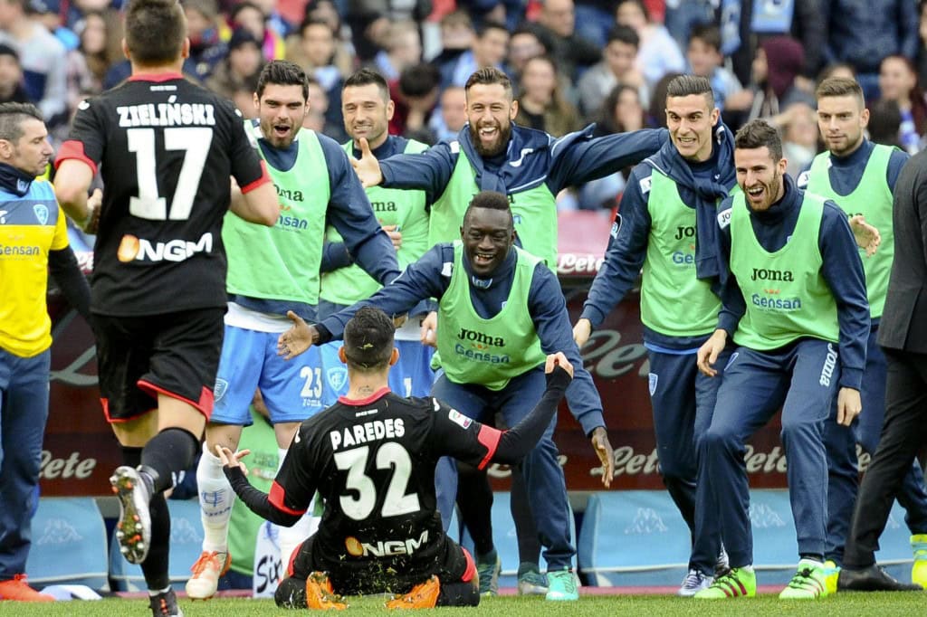 Leandro Paredes' career seems to have taken a star turn after his time at Empoli last season as he is attracting interest from top European clubs like Juventus, Manchester City and Liverpool. (Picture Courtesy - AFP/Getty Images)