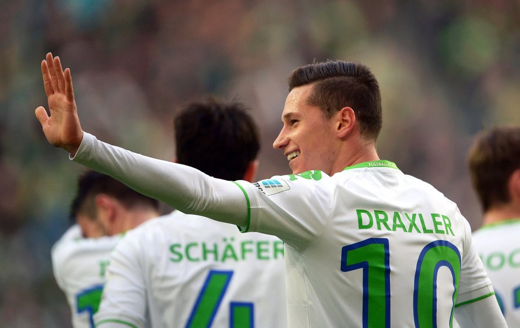 "Stop, Wenger!" - Wolfsburg have released an official statement clearing that they do not wish to let Julian Draxler go this summer. (Picture Courtesy - AFP/Getty Images)