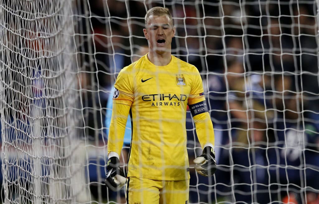 Who's going to catch City's Hart? (Picture Courtesy - AFP/Getty Images)