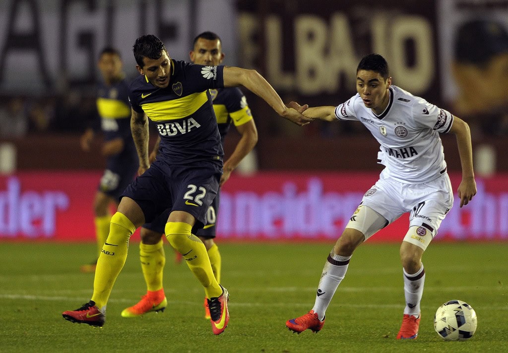 Miguel Amiron has shown his quality in his debut season with Lanus and the player could be in line to a sensational move to Europe after attracting the attention of Arsenal with his performances. (Picture Courtesy - AFP/Getty Images)
