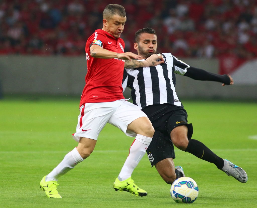 Thiago Maia is known for his ability to disrupt the opposition's attacks by intercepting the ball in the middle of the park and is efficient with his tackles. (Picture Courtesy - AFP/Getty Images)