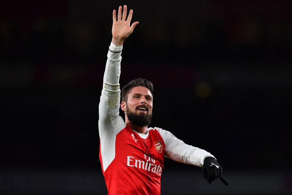 CanGiroud grab another crucial three points for Arsenal? (Picture Courtesy - AFP/Getty Images)
