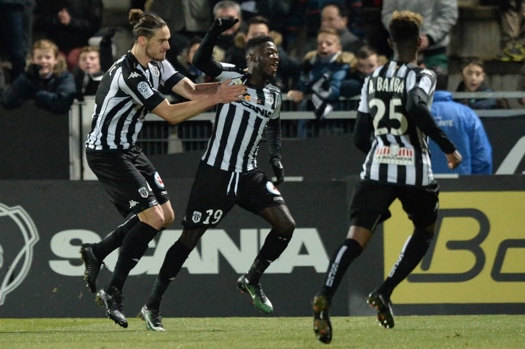 The winner perhaps a parting gift from the winger who looks set for a move away from Angers. (Picture Courtesy - AFP/Getty Images)