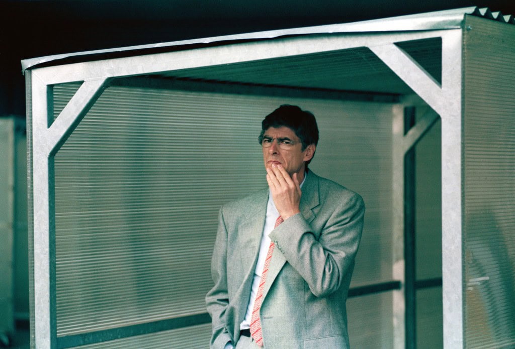 A newly appointed Arsene Wenger in 1996. (Photo courtesy - Shaun Botterill/Getty Images)