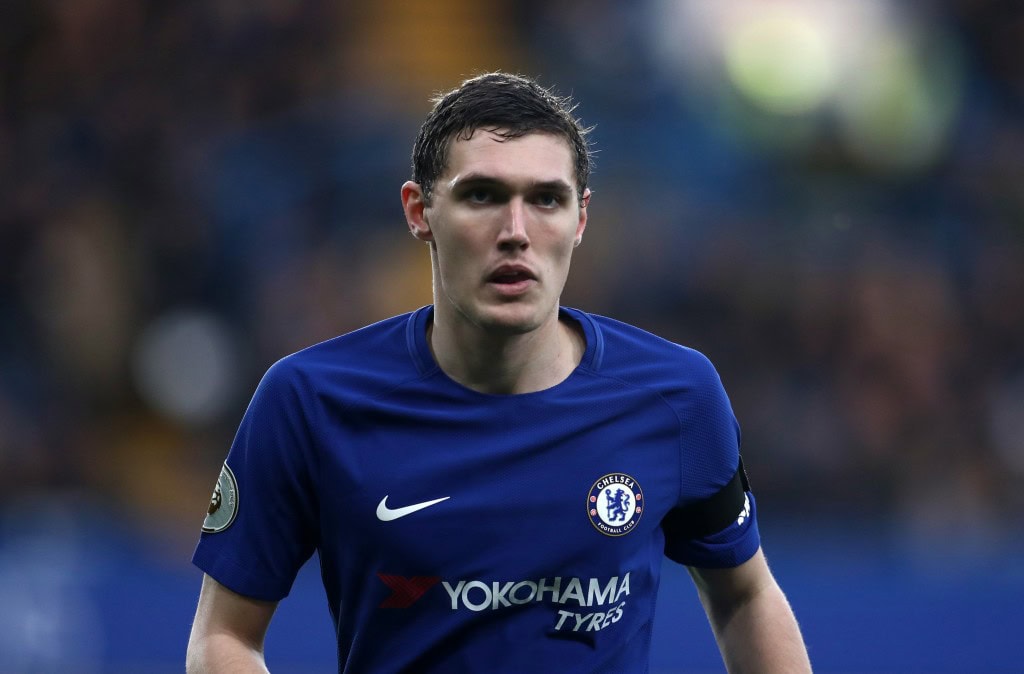 LONDON, ENGLAND - MARCH 10: Andreas Christensen of Chelsea during the Premier League match between Chelsea and Crystal Palace at Stamford Bridge on March 10, 2018 in London, England. (Photo by Catherine Ivill/Getty Images)