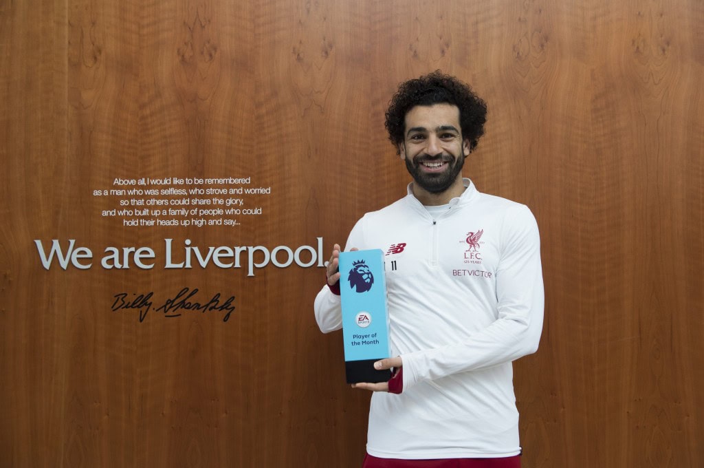 Will Salah don the whites of Real Madrid? Or will Barcelona come through instead? (Photo courtesy - Nathan Stirk/Getty Images for Premier League)