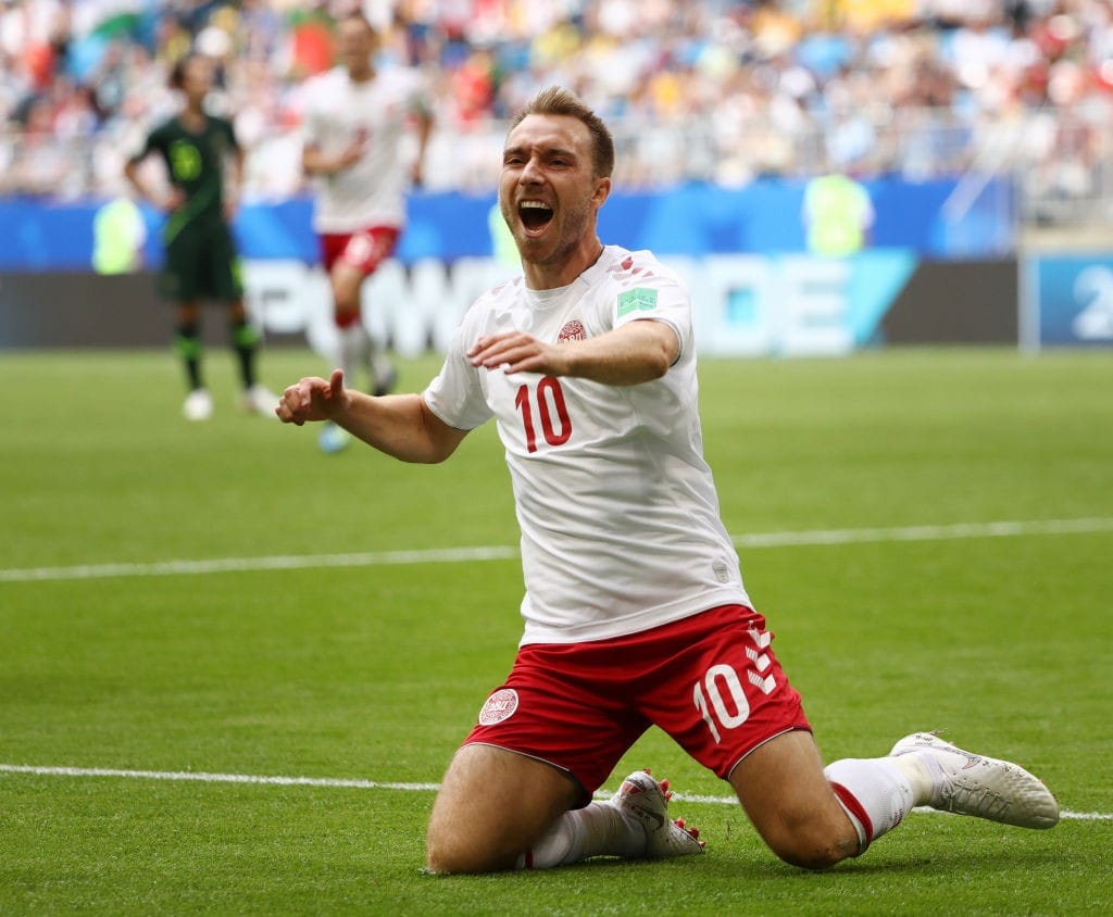 Christian capped a decent performance with a goal against the Australians. (Photo courtesy; AFP/Getty)