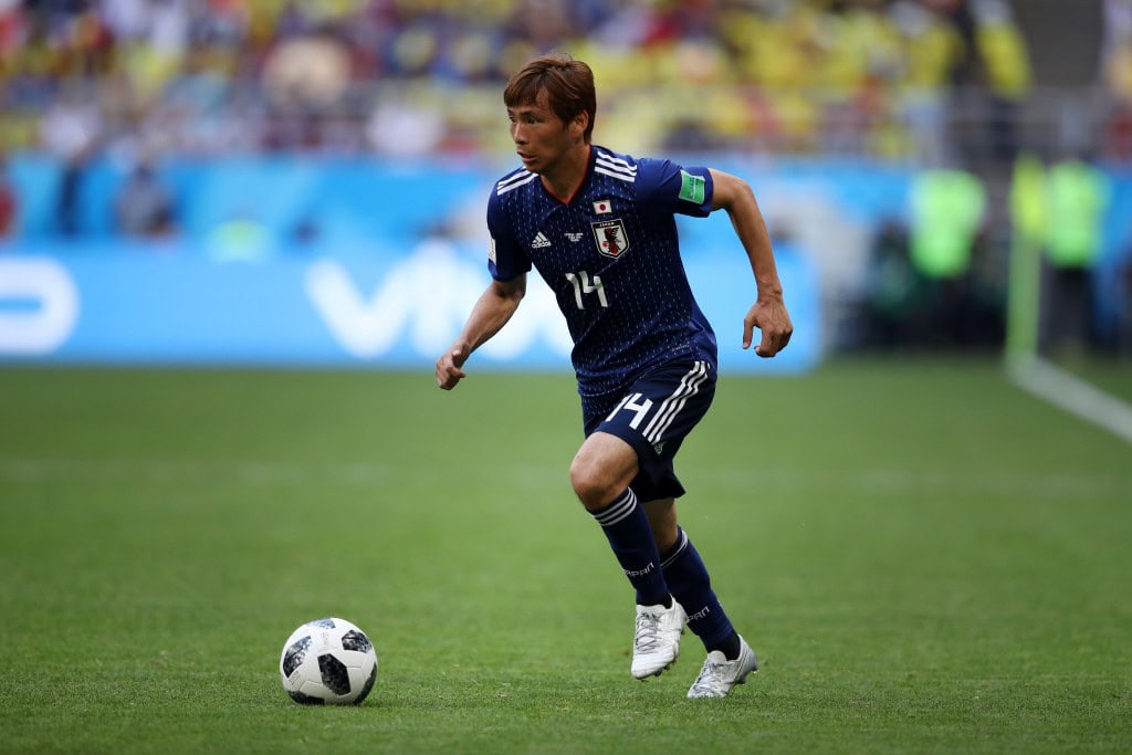 Inui-sance for the Colombian defence. (Picture Courtesy - AFP/Getty Images)
