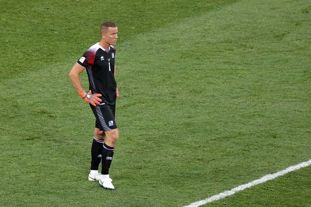 Halldorsson must stand tall and make his presence known on Tuesday. (Picture Courtesy - AFP/Getty Images)