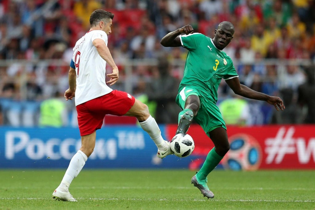 KAlidou Koulibaly was rock solid in defence for Senegal against Poland. (photo courtesy: AFP/Getty)