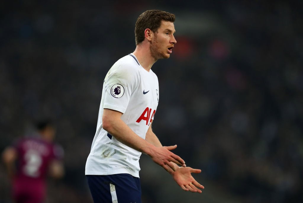 Jan Vertonghen left Tottenham when his contract expired (Photo courtesy: AFP/Getty)