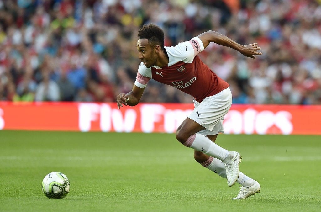 Arsenal's Pierre-emerick Aubameyang will be eager to make his mark against Manchester City. (Photo courtesy: AFP/Getty)