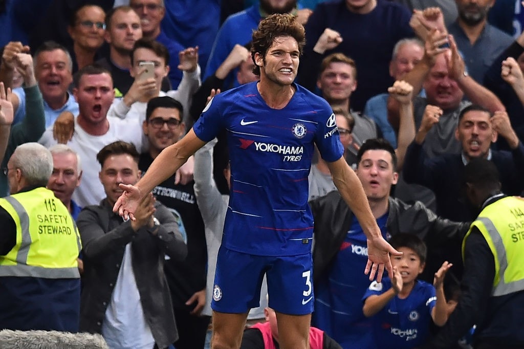 Real Madrid are reportedly eyeing a move for Marcos Alonso late in the transfer window. (Photo courtesy: AFP/Getty)