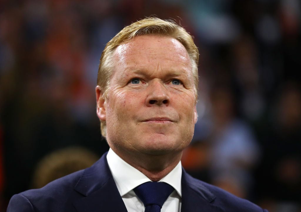 Ronald Koeman will be looking to win his first trophy as Barcelona manager (Photo courtesy - Dean Mouhtaropoulos/Getty Images)