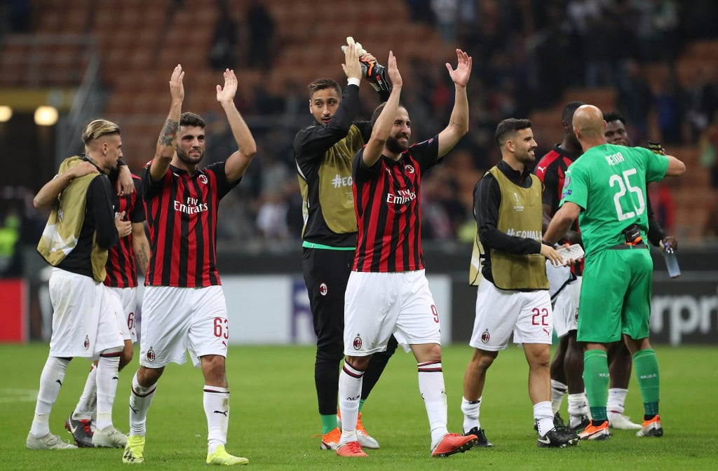 AC Milan have been in their elements in the UEFA Europa League. (Photo by Marco Luzzani/Getty Images)