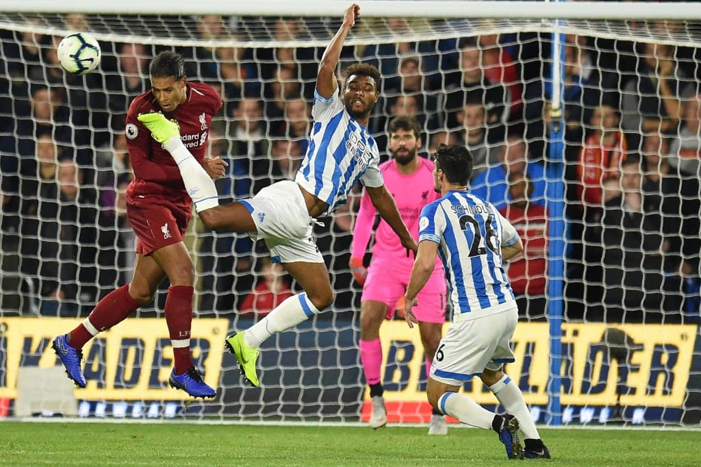 Van Dijk reigned supreme again (Photo by OLI SCARFF/AFP/Getty Images)