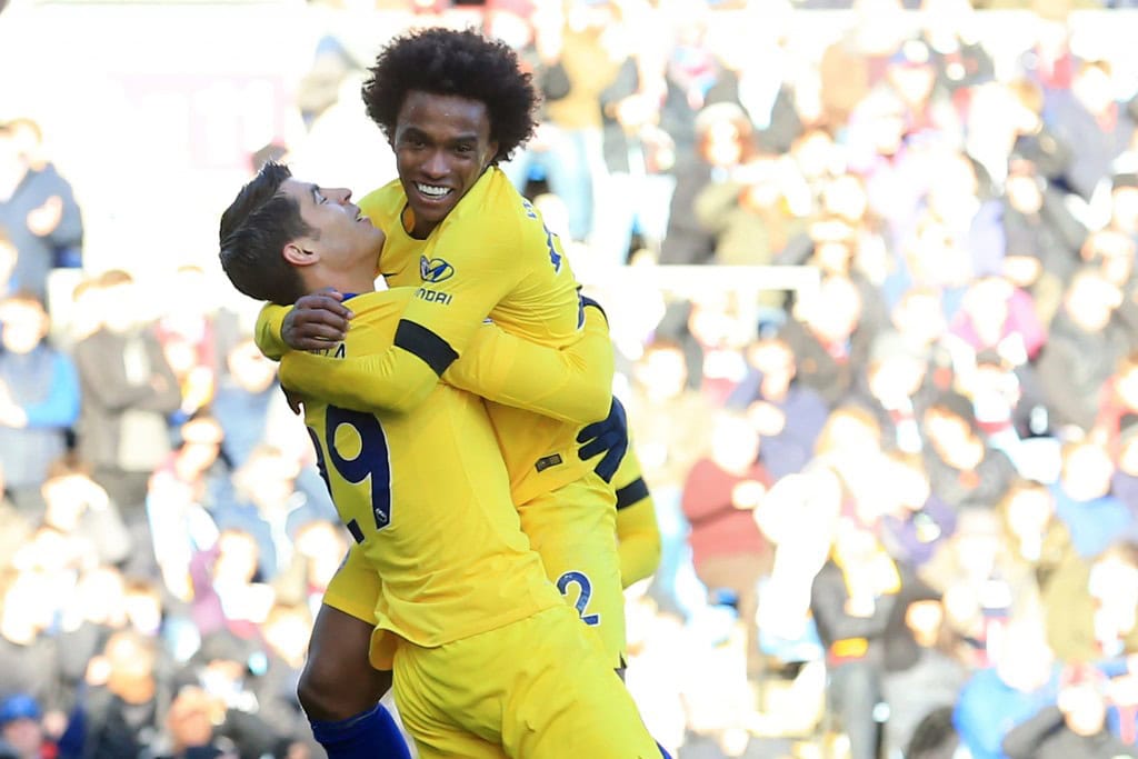 Among the goals (Photo by LINDSEY PARNABY/AFP/Getty Images)