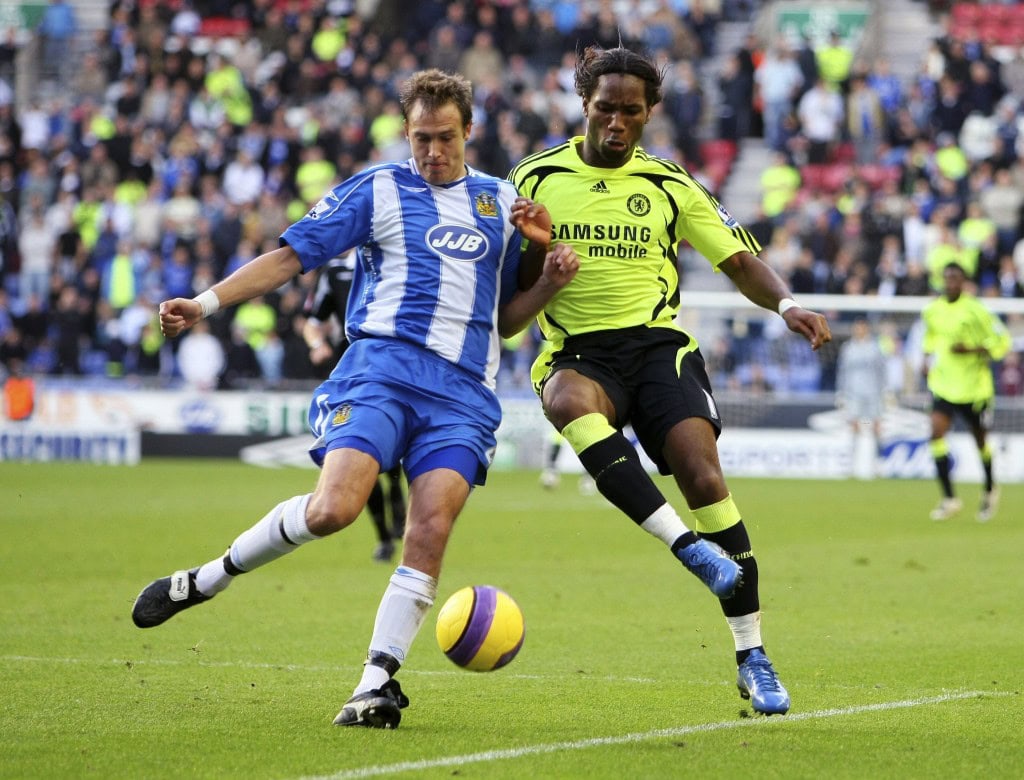 Granqvist has previously played Premier League football with Wigan Athletic. (Photo by Clive Mason/Getty Images)