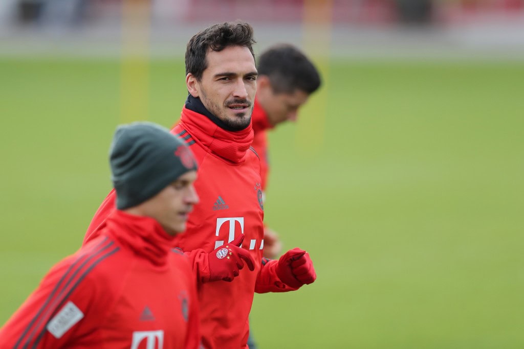 Mats Hummels and Joshua Kimmich will both return in defence. (Photo by Christian Kaspar-Bartke/Bongarts/Getty Images)