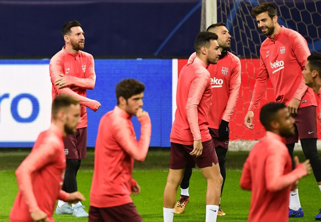 Messi will be itching to return to the group when Real Betis come visiting to Camp Nou. (Photo by Miguel Medina/AFP/Getty Images)