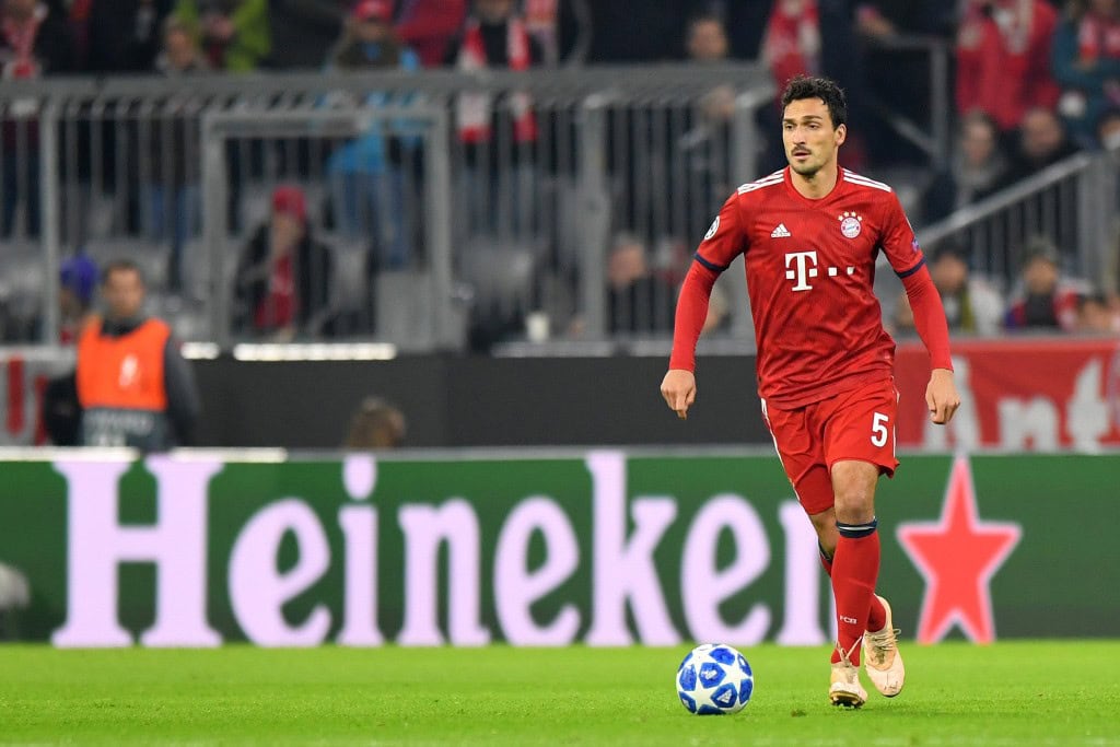Hummels was key to Bayern's dominance in the first half. (Photo by Sebastian Widmann/Bongarts/Getty Images)