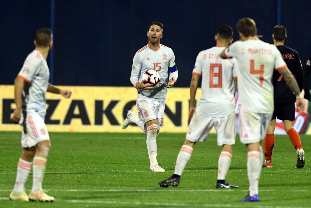 Spain's Nations League campaign ended in defeat. (Photo courtesy - AFP/Getty Images)