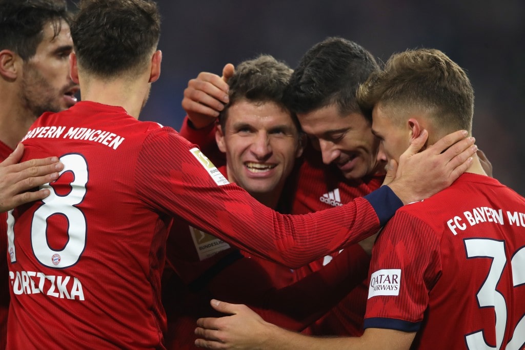 Muller was the lone bright spot for Bayern. (Photo by Alexander Hassenstein/Bongarts/Getty Images)
