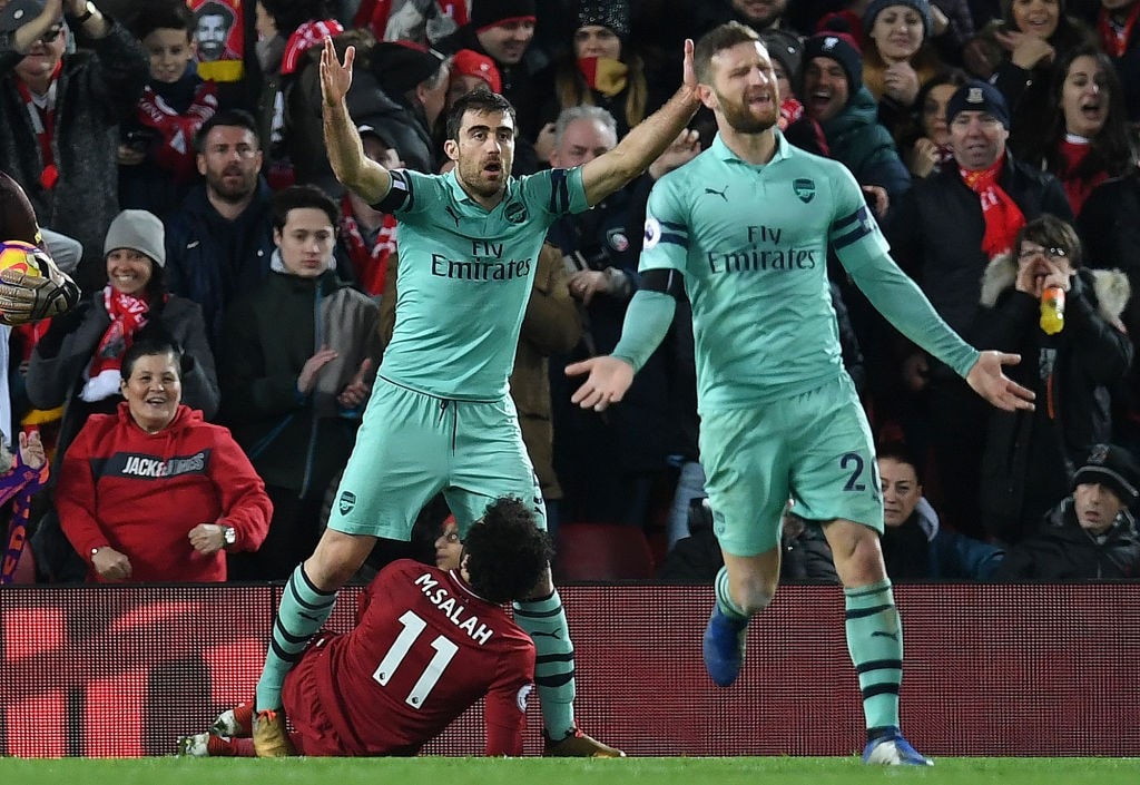 After a horrendous performance against Liverpool, Mustafi needs to step up his game. (Photo courtesy: AFP/Getty)