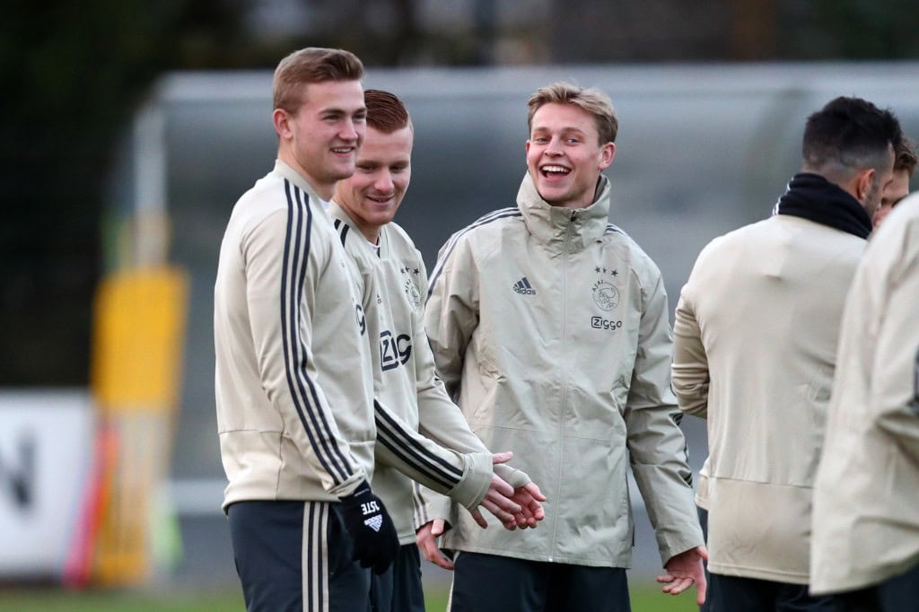 Will de Ligt continue to be teammates with Frenkie de Jong at Barcelona? (Photo by Dean Mouhtaropoulos/Getty Images)