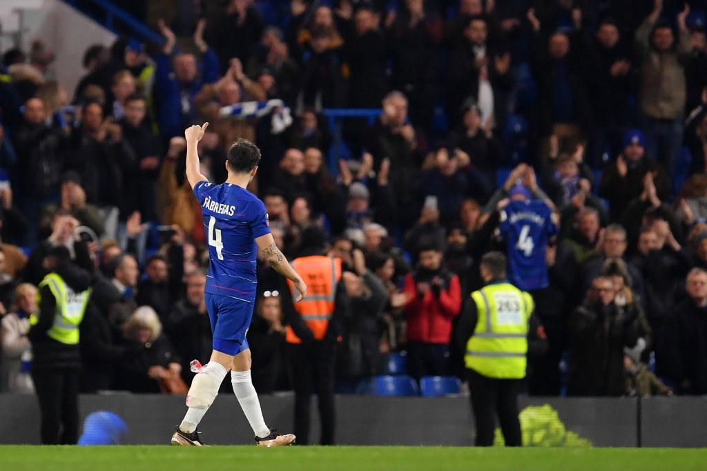 An emotional farewell for a Chelsea icon. (Photo by Justin Setterfield/Getty Images)