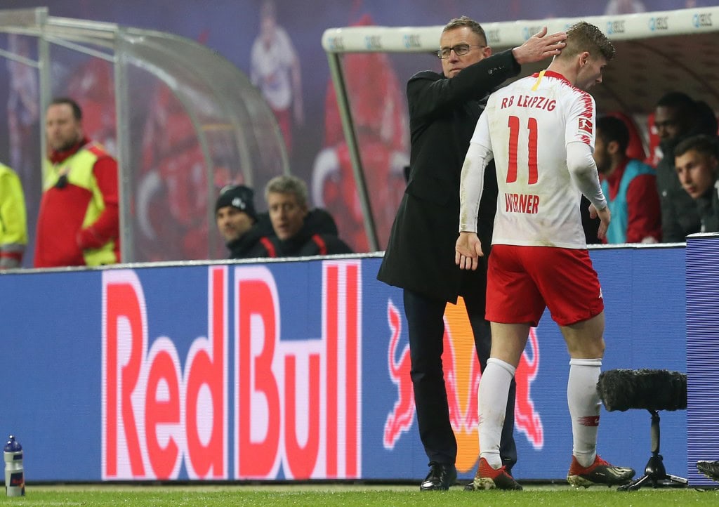 Rangnick is hoping to keep Timo Werner at Leipzig. (Photo by Matthias Kern/Bongarts/Getty Images)