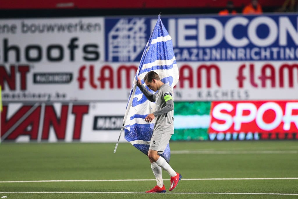 A season worth celebrating so far for Trossard. (Picture Courtesy - AFP/Getty Images)