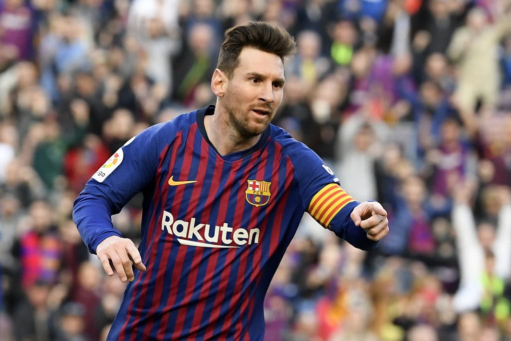 Barcelona's main man (Photo by LLUIS GENE/AFP/Getty Images)