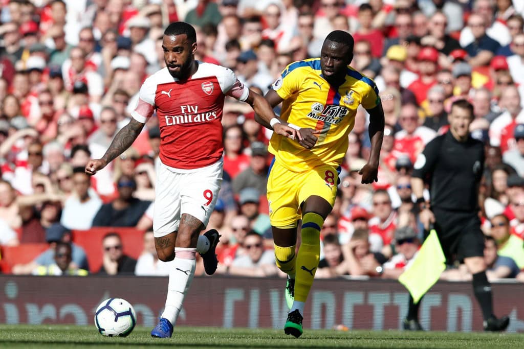 Lacazette was the best of the lot for Arsenal. (Photo by Adrian Dennis/AFP/Getty Images)
