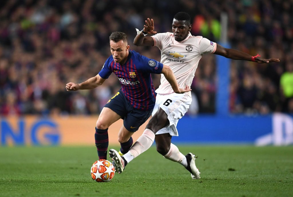 Arthur dominated the midfield. (Photo by David Ramos/Getty Images)