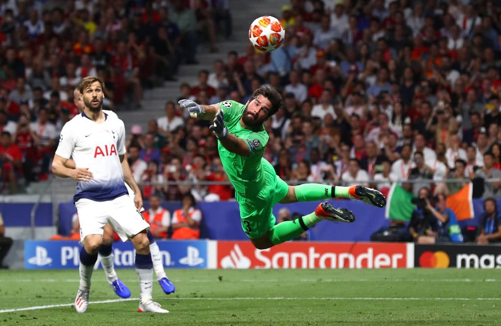 Alisson was absolutely brilliant when needed. (Photo by Clive Rose/Getty Images)