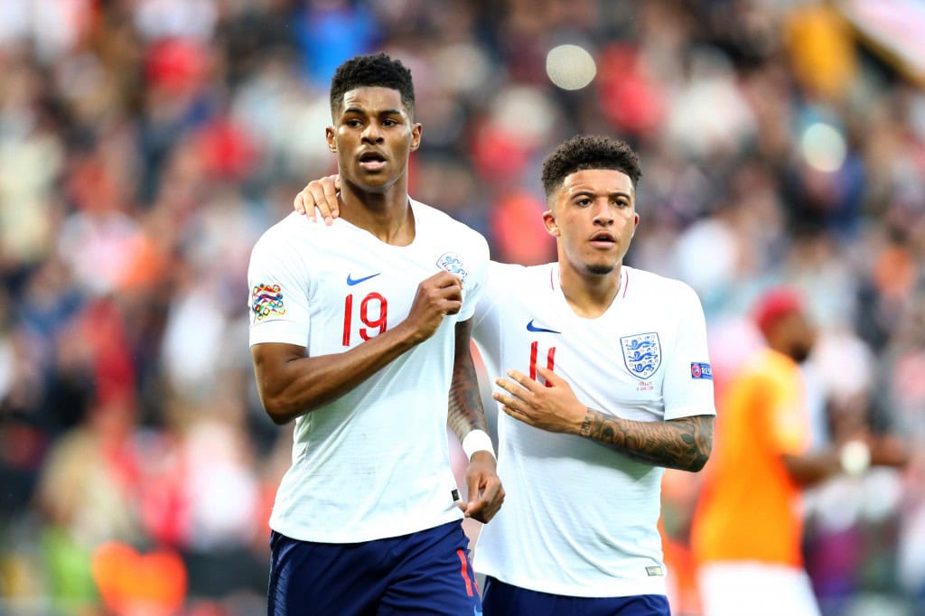 Will Sancho join Marcus Rashford at Manchester United? (Photo by Dean Mouhtaropoulos/Getty Images)