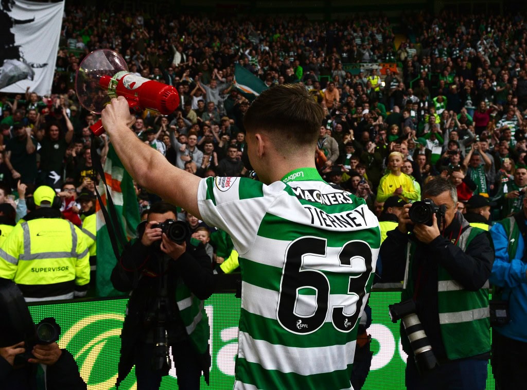 Will Tierney get his Arsenal move? (Photo by Mark Runnacles/Getty Images)