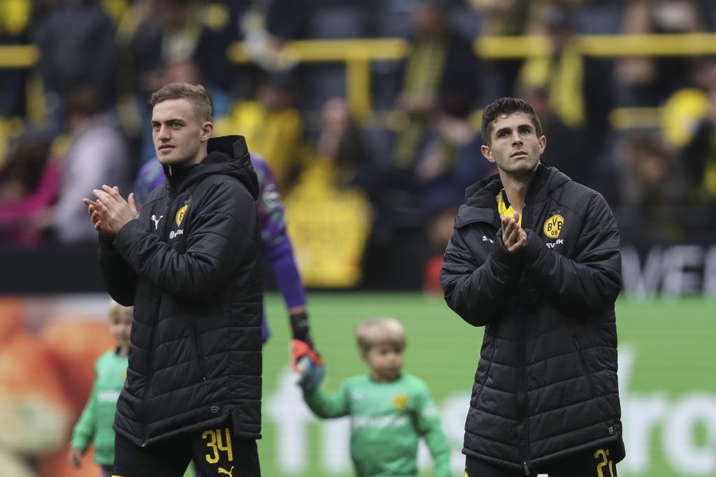 Is Bruun Larsen set to follow Christian Pulisic to the Premier League? (Picture Courtesy - AFP/Getty Images)