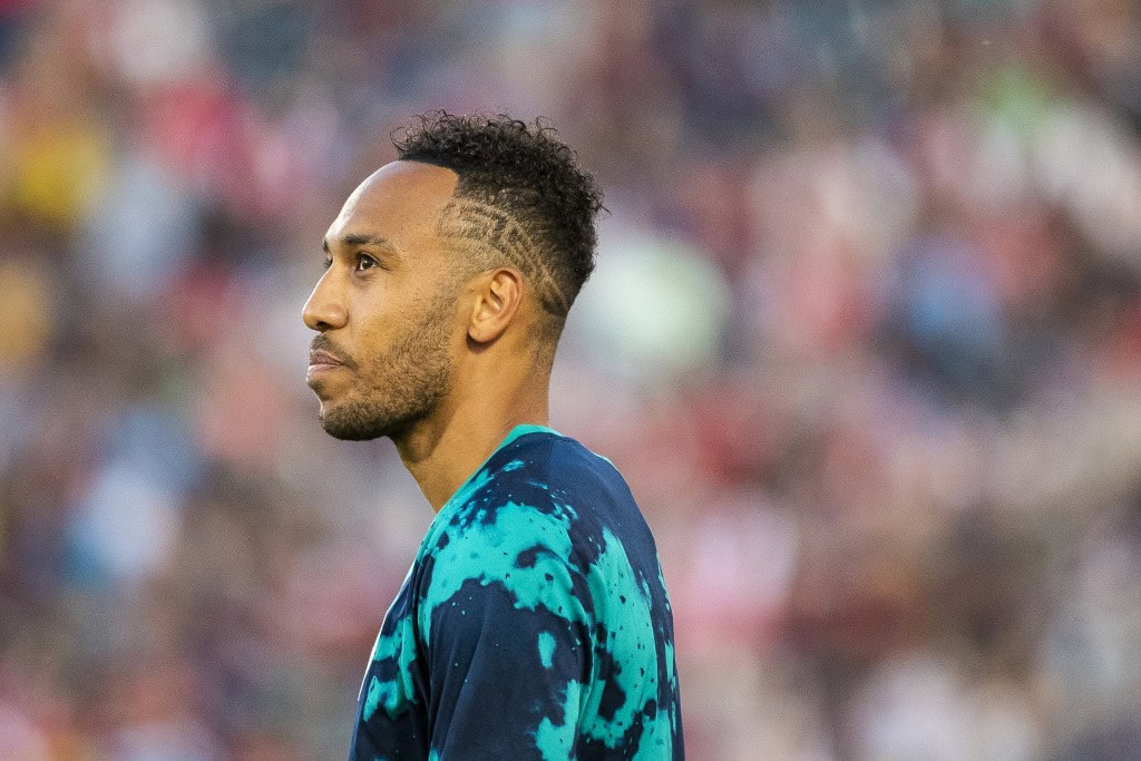 Will Aubameyang, like van Persie, listen to the little child inside him? (Picture Courtesy - AFP/Getty Images)