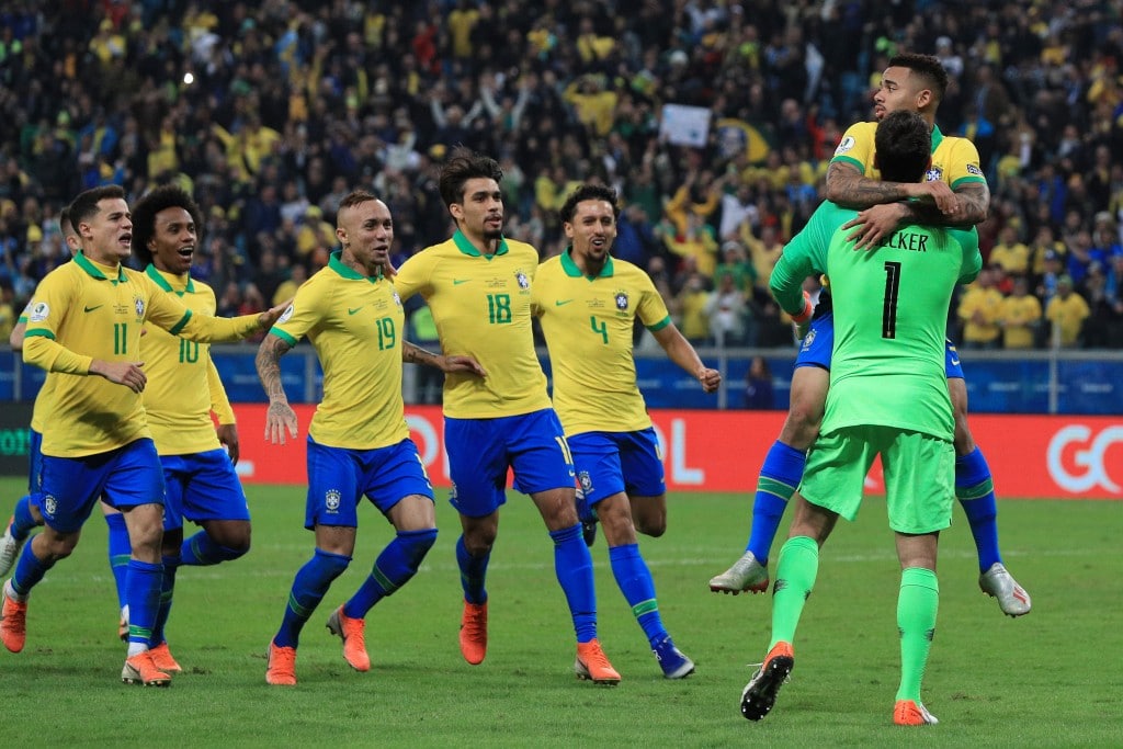 Everton played a starring role for Brazil as they lifted the Copa America 2019 trophy. (Picture Courtesy - AFP/Getty Images)